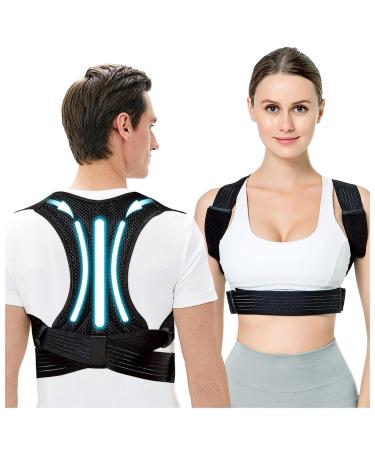 Meltor posture correction back men back belt for straight posture breathable light and adjustable back belt.
