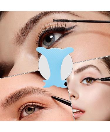 Eyeliner stencils for eyes wing eyeshadow stencilWinged eyeliner tool Brow Microblading Ruler Template for Perfect Winged Tip Brow Makeup Beginner Friendly Blue - Buy Online on GoSupps.com