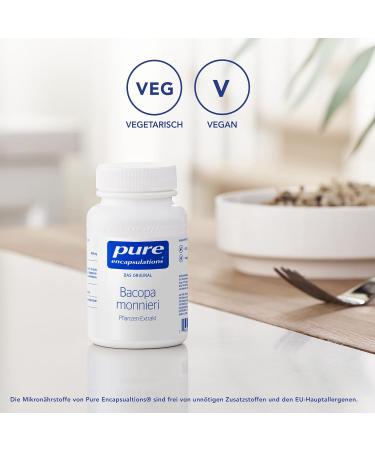 Pure Encapsulations Bacopa Monnieri - 60 Capsules | Enhance Memory & Focus | International Shipping Available - Buy Online on GoSupps.com