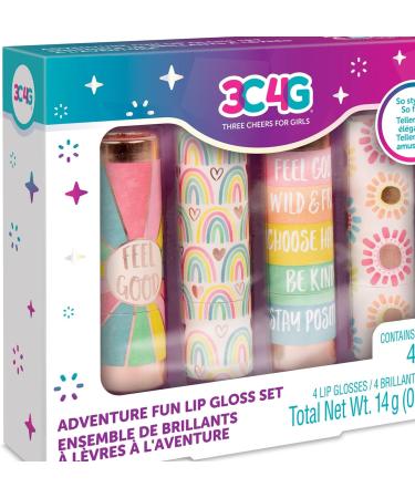 Make It Real 3C4G Adventure Fun Lip Gloss Set - 4 Piece Scented Sticks for Stylish Tweens, Three Cheers for Girls, Ages 8 - Buy Online on GoSupps.com