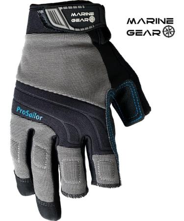 Large Marine Gear Sailing Gloves - Enhanced 3-Finger Dexterity and Superior Grip - Buy Online on GoSupps.com