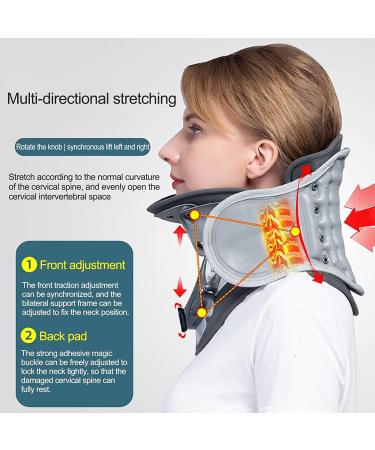 Neck Stretcher Cervical Traction Device - Relieve Neck & Shoulder Pain Tension & Pinched Nerves - Shop Now - Buy Online on GoSupps.com