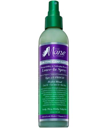 THE MANE CHOICE - Hair Type 4 Leaf Clover: Manageability and Softening Leave-In Spray (8 fl. oz.)