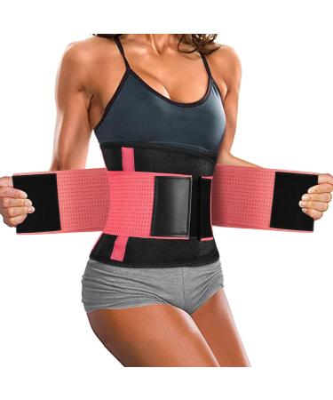 SYXUPAP Back Brace for Lower Back Pain Relief Back Support Belt for Women & Men Breathable Waist Lumbar Lower Back Brace for Sciatica Herniated Disc with Dual Adjustable Straps (Pink XXL) Pink XXL