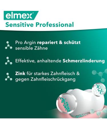 Elmex Sensitive Professional Repair & Prevent Toothpaste 75ml | Medical Tooth Cleaning for Gum Protection & Pain Relief - 1 Pack - Buy Online on GoSupps.com