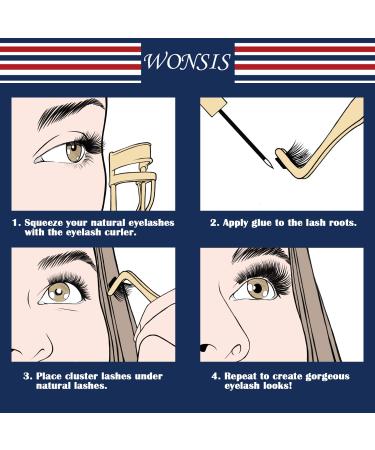 WONSIS DIY Eyelash Extension Clusters - 120 Mini Lightweight Individual Lashes for Natural, Wispy Look - C Curl False Eyelashes for Home Use - Reusable and Fluffy - 12mm - Buy Online on GoSupps.com
