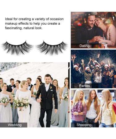 Buy 10 Pairs 3D False Eyelashes Set - Reusable Natural Eyelashes & Tweezers | International Shipping - Buy Online on GoSupps.com