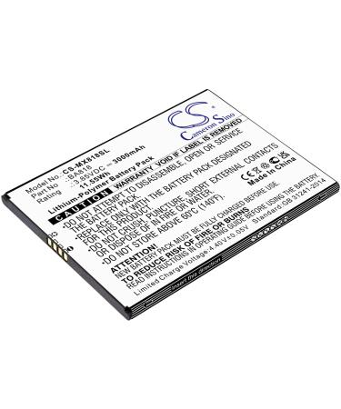 3000mAh Replacement Battery Compatible with Meizu BA818 C9 C9 Pro M1818 M1819 M818H M819H