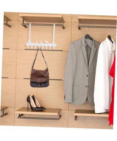 PRETYZOOM Nail Door Hook Wall Hanger Hooks Door Hooks for Hanging Door Coat and Hat Hook Cartoon Clothing 45X36.5X3CM White - Buy Online on GoSupps.com