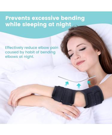 Ellenbogen Bandage for Cubital Tunnel Syndrome | Adjustable Elbow Rail for Ulnaris Nerve | Postoperative Immobilizer | S/M for Left & Right Arms | International Shipping Available - Buy Online on GoSupps.com