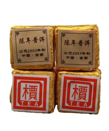 HQZM Yunnan Greek Puerh Black Thee Risps Tee Schat Qiaomu Mini Featured Bakstens of Tuocha 250g