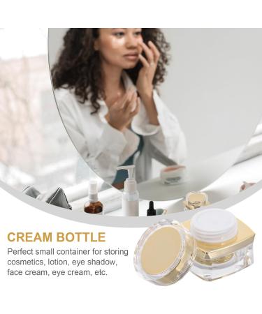 Beavorty 1Pc cream Small Creams Jar Portable Face Cream Bottle face lotion Make- up Cosmetic Jars terrarium Multipurpose Sub Container oil make up travel Acrylic - Buy Online on GoSupps.com