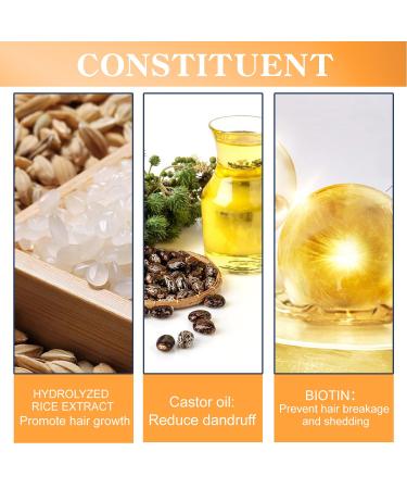 Rice Water Hair Growth Spray with Rosemary & Castor Oil - Stop Hair Loss & Promote Growth for Women & Men - Buy Online on GoSupps.com