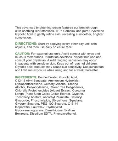 Replenix Glycolic Acid Resurfacing Cream Hydrating & Lightweight Medical-Grade Exfoliating Face Moisturizer for Skin Discoloration (0.5 fl oz) - Buy Online on GoSupps.com