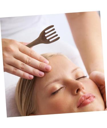 2pi ces Peigne De Massage Bois De Santal Naturel Avec Poign e Outil De Grattage Pour Chevelu Et Am lioration Sommeil - Buy Online on GoSupps.com