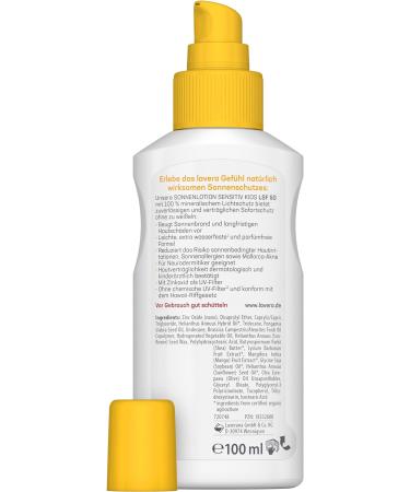 Lavera Sun Cream Sensitive SPF 50 for Children - 100 ml | Best Natural Sunscreen for Kids | Shop Internationally - Buy Online on GoSupps.com