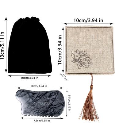 Gua Sha Facial Tools | Gua Sha Stone Massage Tool | Best Facial & Body Scraper for SPA & Acupuncture Therapy - Buy Online on GoSupps.com