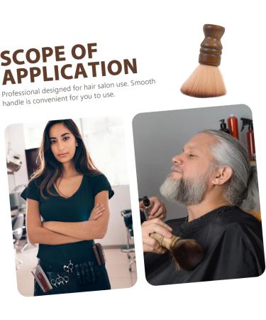 Premium Wooden Hair Cutting Brush - Bristle & Beard Cleaning Brush | Barber Tool for Broken Hair - Buy Online on GoSupps.com