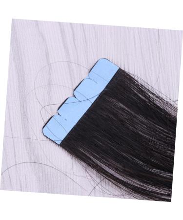 Tape in Hair Seamless Hair Extention Glue Tape Wigs Grip Tape Hair Extensions Double Sided Tape Invisible medium Black - Buy Online on GoSupps.com