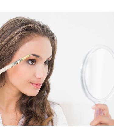 VOCOSTE Eyebrow Tweezers Stainless Steel Tweezers Silver Tone - Buy Online on GoSupps.com