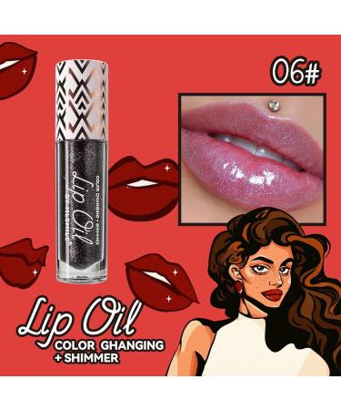 AKARY Color Changing Lip Glow Oil - Moisturizing Plumping & Hydrating Lip Gloss | Long Lasting Tinted Lip Balm Gift for Women - Buy Online on GoSupps.com