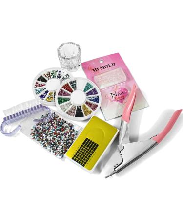 Dotcom Living Acrylic Nail kit Acrylic Powder with Acrylic Liquid Monomer and Basic Nail Art Tools beginner Professional Acrylic Nails Extension Kit (NO UV LAMP) - Buy Online on GoSupps.com