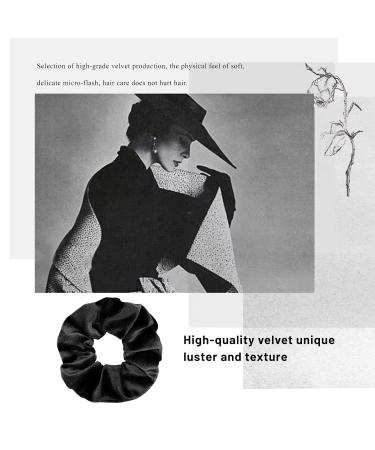 Kavya Hair Tie - 12 Soft Monochrome Elastic Scrunchies for Girls & Women | Perfect Hair Accessories - Buy Online on GoSupps.com