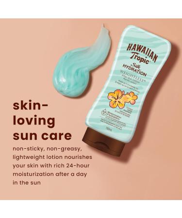 Hawaiian Tropic Aloha Glow Sunless Self-Tanning Milk Everyday Gradual Tan 290 ml. Packaging May Vary & Silk Hydration Weightless After Sun Lotion 180 Milliliters Lotion+ After Sun - Buy Online on GoSupps.com