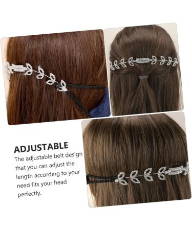 Fomiyes Rhinestone Ear Bracket Headband - Women's Elegant Mask Accessory | 2pcs Hearing Protection Ear Rope Buckles - Buy Online on GoSupps.com