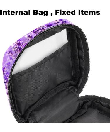 Stylish Lavender Women's Tampon Storage Bag | Multi-Pocket Binding-Up Bags for Menstrual Care - Buy Online on GoSupps.com