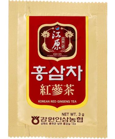 Gangwoninsam 6 Year Korean Red Ginseng Tea - 150g (3g x 50 packets) | Premium Korean Red Ginseng Extract | Individual Packaging - Buy Online on GoSupps.com
