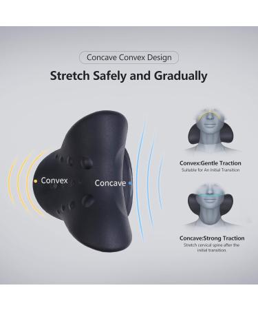 Cozyhealth Neck Pain Relief: Cervical Traction Device & Tensioner for Neck and Shoulders - Muscle Relaxation Pillow (Black) - Buy Online on GoSupps.com