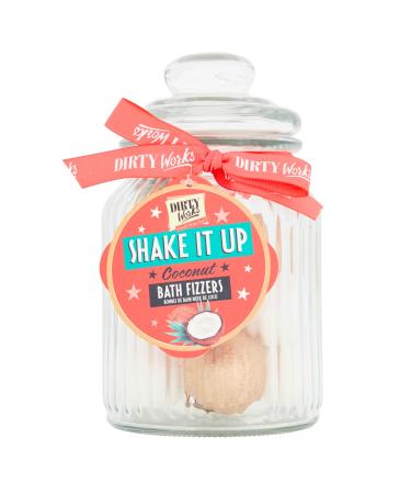 Dirty Works Shake It Up Coconut Bath Fizzers Festive Gift Set