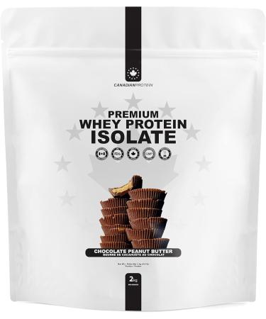 Canadian Protein 100% Whey Isolate 29g of Protein | 6 kg of Chocolate Peanut Butter Flavoured Protein Powder Rich in BCAA Amino Acids - Buy Online on GoSupps.com