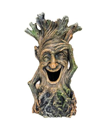SLOCME Aquarium Tree Statue Decoration lifelike tree sculpture fish can swim through the trunk hole