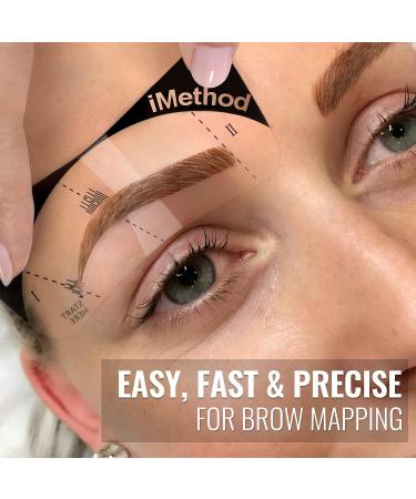 iMethod Reusable Eyebrow Stencils Kit - 20 Shapes for Beginners, Easy to Use & Flexible Eyebrow Shaping Tools for Women - Buy Online on GoSupps.com