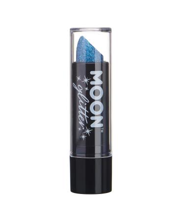 Holographic Glitter Lipstick by Moon Glitter - 0.17oz - Blue