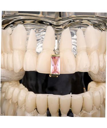 LIFKOME Hip Hop Teeth 10 Pcs Large Zircon Braces Bbq Accessories for Men Fake Teeth Decor Single Man Supplies Rhinestones - Buy Online on GoSupps.com