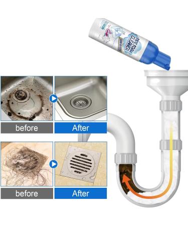 Yougo Drain Cleaner Get out Foaming Drain Cleaner Sink Foam Drain Cleaner Powerful Sink and Drain Cleaner Efficient Clog Removal and Cleaning Kitchen Toilet Pipe Quick Cleaning Tool (2 pcs) - Buy Online on GoSupps.com