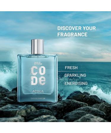 W.ild S.tone CODE Acqua Eau De Parfum for Men 100ml|Luxury Long Lasting Fragrance|Fresh Sparkling & Energising Premium Perfume for Men - Buy Online on GoSupps.com