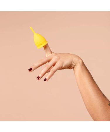 Lunette Menstrual Cup Model 2 - Clear for Normal/Heavy Flow (DE Version) | Eco-Friendly & Comfortable Solution - Buy Online on GoSupps.com