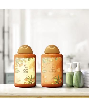 ILU Argan Shampoo & Conditioner (300ml) - Deep Hydration for All Hair Types Moroccan Oil for Dry & Damaged Hair Nourishing & Softening Formula - Buy Online on GoSupps.com