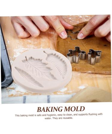 Zerodeko 6 Pcs Leaf Mold Silicone Candy Mold Molds Leaf Shaped Baking Mold Cake Decor Candy Decor Candle Silicone Mold Christmas Decor Palm DIY Cake Mold Biscuit White Silica Gel Chocolate - Buy Online on GoSupps.com