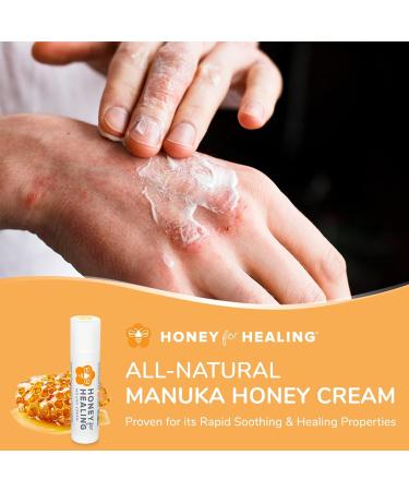 Medical Grade Manuka Honey Healing Cream 15+ UMF | Rapidly Heals Minor Injuries, Burns, Cuts & Scars | 1.75oz - Buy Online on GoSupps.com