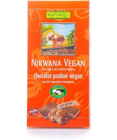  Rapunzel Rapunzel Organic Vegan Nirwana Chocolate with HIH Chocolate Filling (2 x 100g) - Buy Online on GoSupps.com