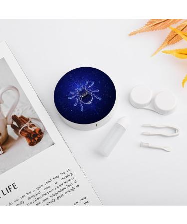 Spider Tarantula & Starry Sky Contact Lens Travel Kit - Portable & Cute with Mirror for Daily Use - Buy Online on GoSupps.com