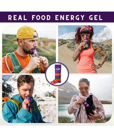 MUIR Strawberry Real Food Energy Gel - 10 Count | Organic Vegan Paleo Non-GMO Gluten-Free Fast Burning Endurance Gel | Clean Energy for Runners Cyclists & Athletes | No Artificial Flavors Strawberry 10 Pack - Buy Online on GoSupps.com