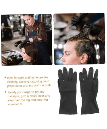 minkissy 9 Pairs Hair Dye Glove Hair Washing Large Reusable Black for Hair Coloring Hairdressing Supplies Mens Glives Hair Dyeing Dying Man Shampoo Tool - Buy Online on GoSupps.com