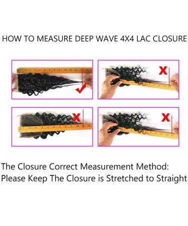 BEAUTY GRACE 12 Brazilian Virgin Deep Wave Lace Closure - Free Part Natural Color - Buy Online on GoSupps.com