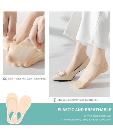 Buy Sock-Style Metatarsal Pads - Foot Cushions for Pain Relief & Blister Prevention - 3 Beige Forefoot Support Cushions for Women - Buy Online on GoSupps.com